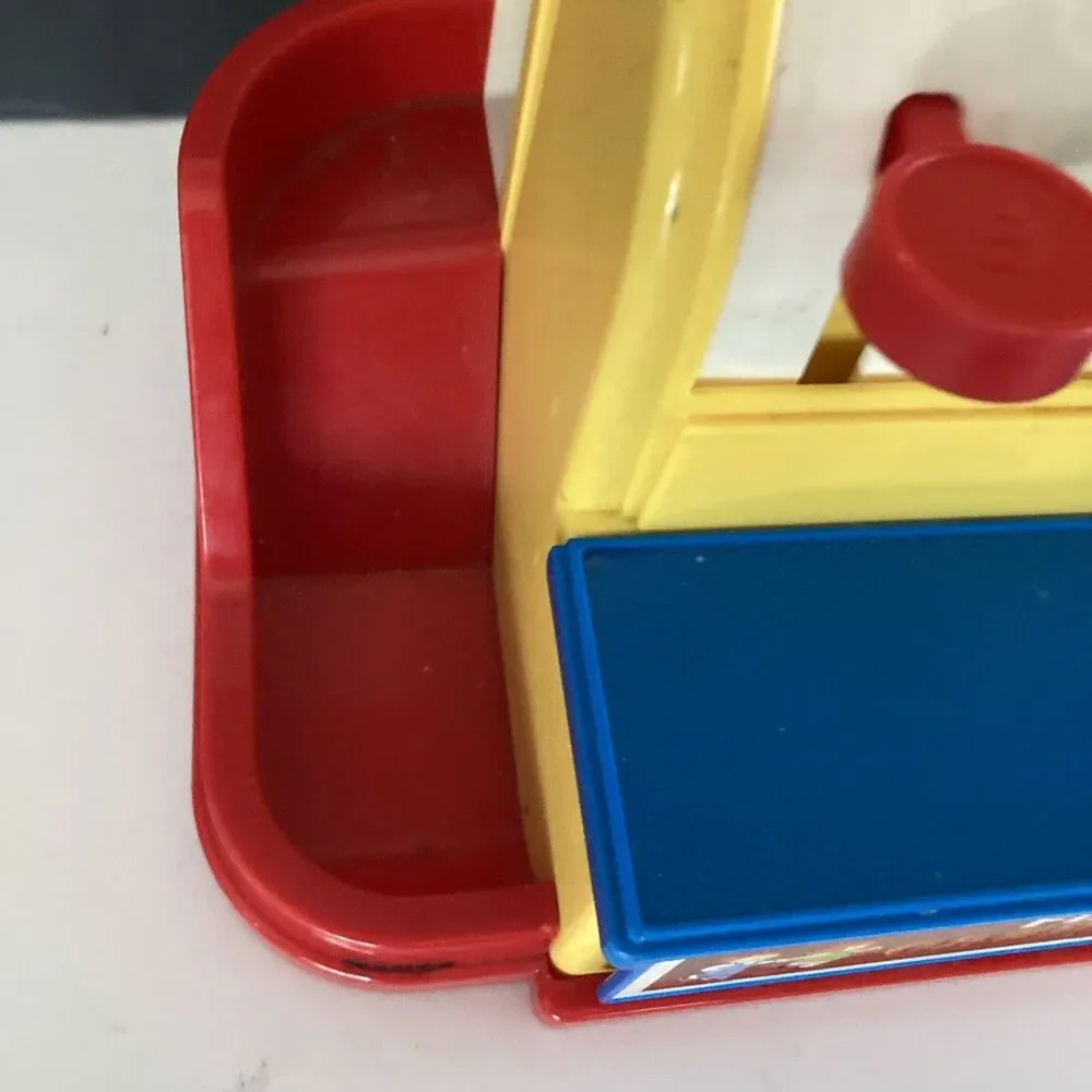 Fisher-Price Classics Cash Register Tested Working Toy Pretend Play 2002 Vintage